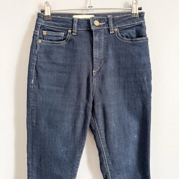 DL1961 Chrissy Skinny Dark Wash Premium Stretch Denim Size 24 - Picture 2 of 6